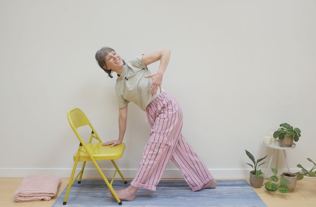 Spinal Flow with a Chair