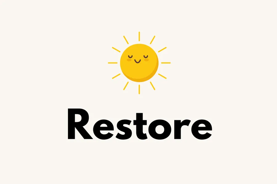 Spring Reset: Restore